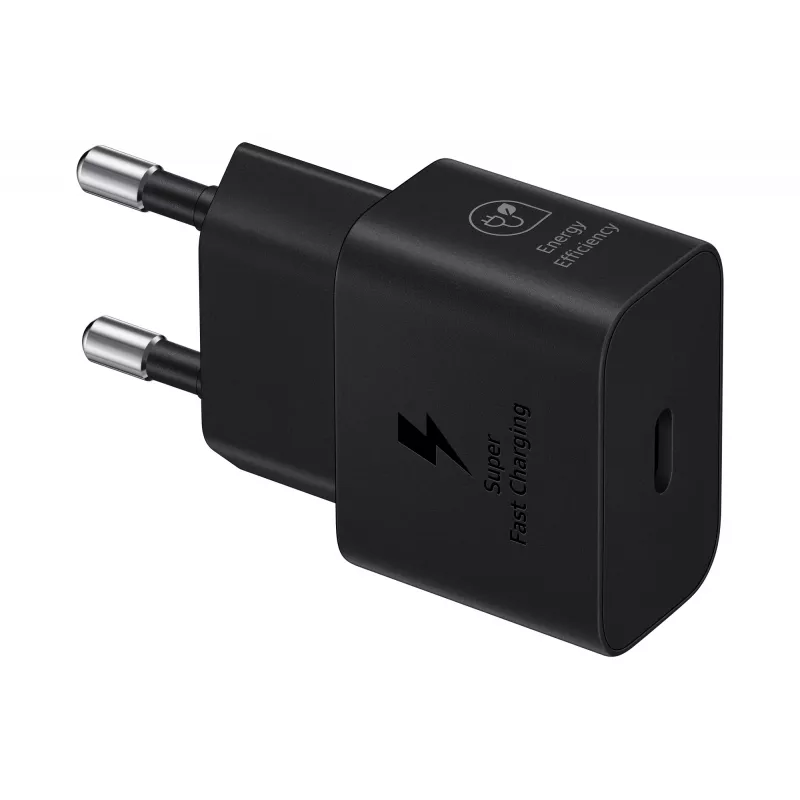 Oplader Samsung EP-T2510 25W USB-C indoor snelladen, zwart, 1 m kabel