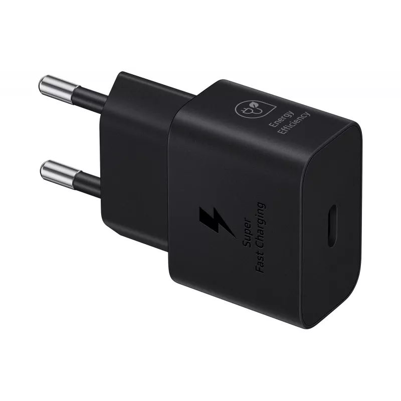 Oplader Samsung EP-T2510 25W USB-C indoor snelladen, zwart, 1 m kabel
