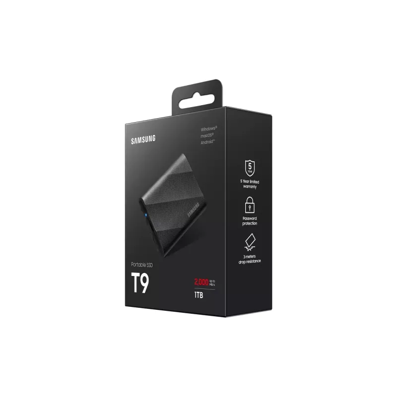 Samsung MU-PG1T0B 1 TB USB Type-C USB 3.2 Gen 2x2 zwart