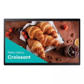 Samsung QB24C digital signage flatscreen 61 cm (24 inch) LED Wi-Fi 250 cd/m² Full HD zwart ingebouwde processor Tizen 16/7