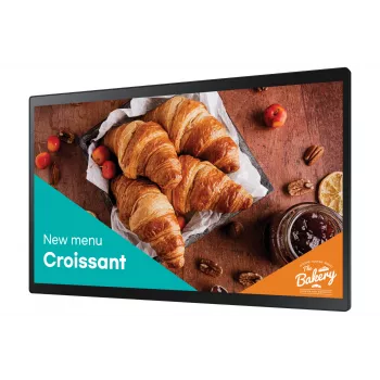 Samsung QB24C-T digital signage flatscreen 61 cm (24 inch) LED Wi-Fi 250 cd/m² Full HD zwart touchscreen ingebouwde processor Tizen 7.0 16/7