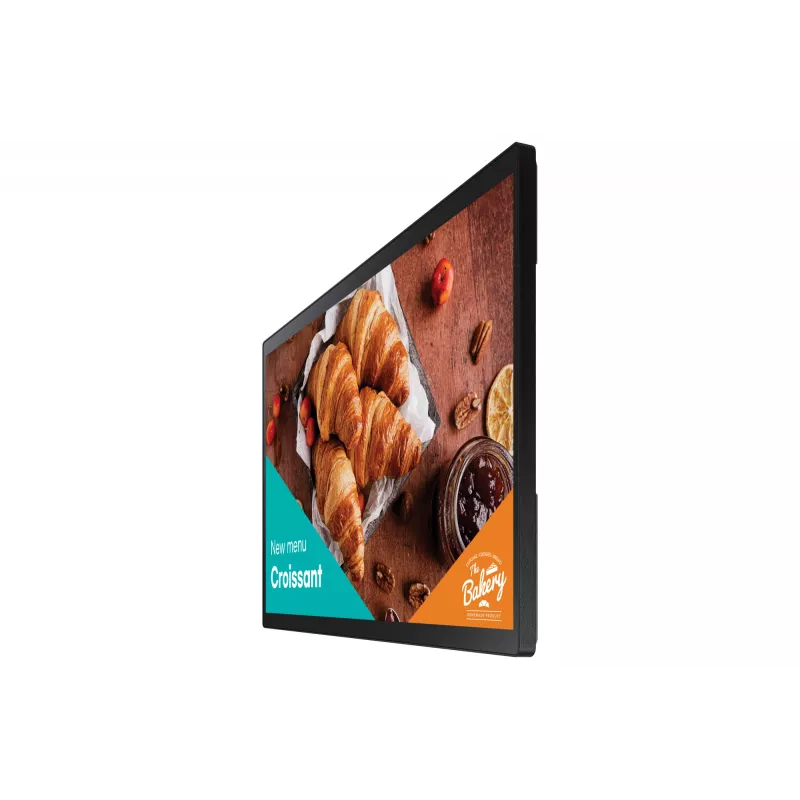 Samsung QB24C-T digital signage flatscreen 61 cm (24 inch) LED Wi-Fi 250 cd/m² Full HD zwart touchscreen ingebouwde processor Tizen 7.0 16/7