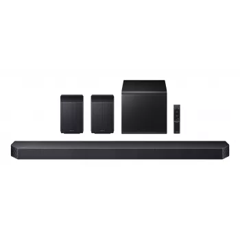 Soundbar Samsung HW-Q930F 9.1.4 kanalen 580 W zwart, draadloze subwoofer, 17 luidsprekers