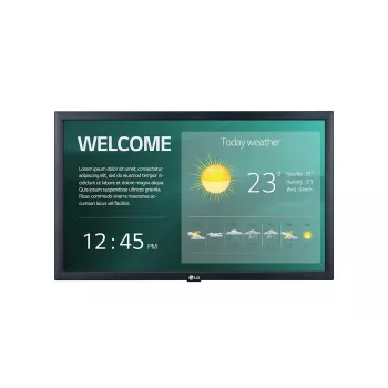 LG 22SM3G-B digitaal signage-display 54,6 cm (21,5 inch) IPS Wi-Fi 250 cd/m² Full HD zwart ingebouwde processor 16/7