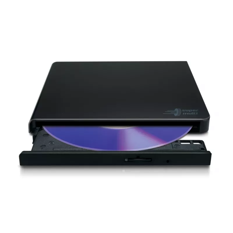 HITACHI-LG DATA STORAGE slanke draagbare dvd-writer - Gp57eb40 - USB 2.0 - zwart