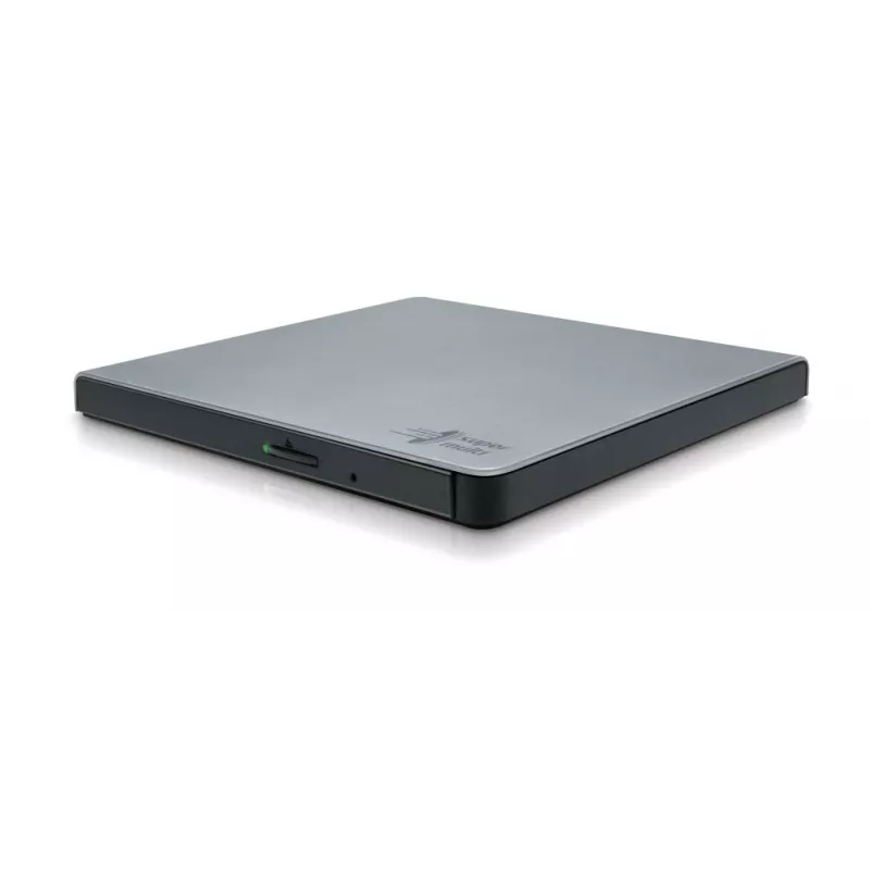 Hitachi-LG GP57ES40 slanke draagbare dvd-brander, USB 2.0, zilver