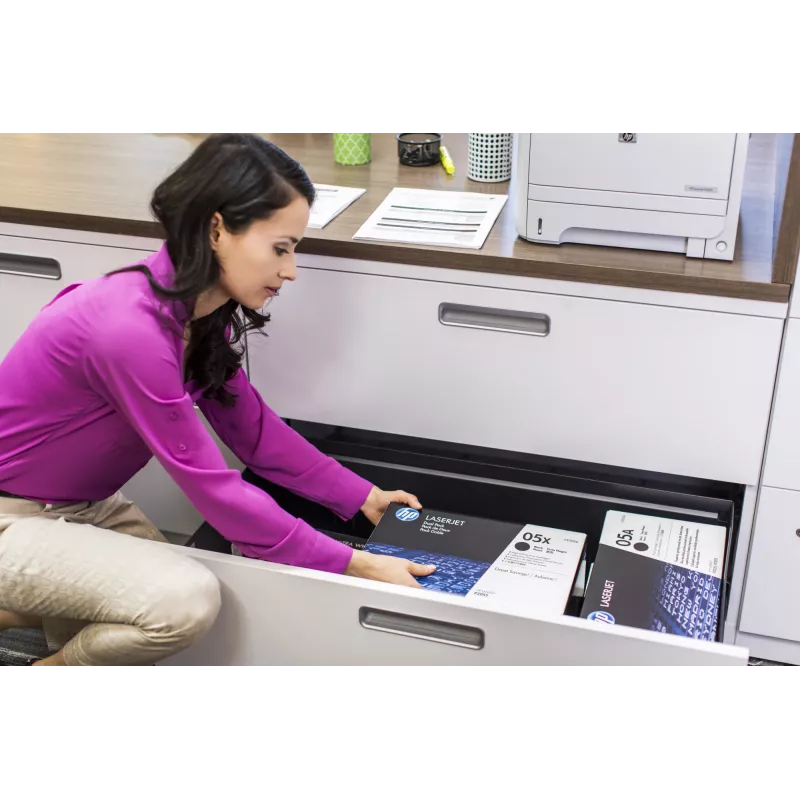 HP 05A zwarte originele LaserJet-tonercartridge, 2300 pagina's, zwart, 1 stk.