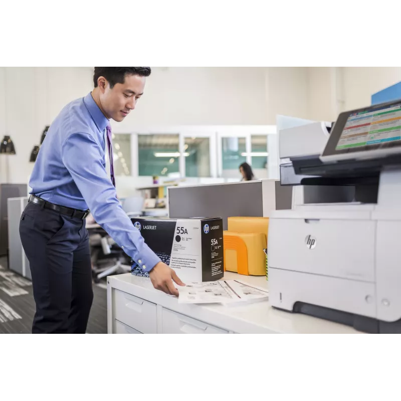 HP 55A zwarte originele LaserJet-tonercartridge, 6000 pagina's, zwart, 1 stk.