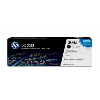 HP 304A 2-pack zwart originele LaserJet-tonercartridges