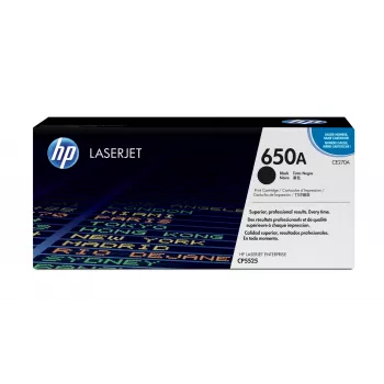 HP 650A originele LaserJet-tonercartridge, zwart