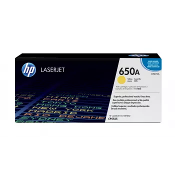 Toner HP Cartridge No 650A HP650A HP 650A 13000 pagina's geel
