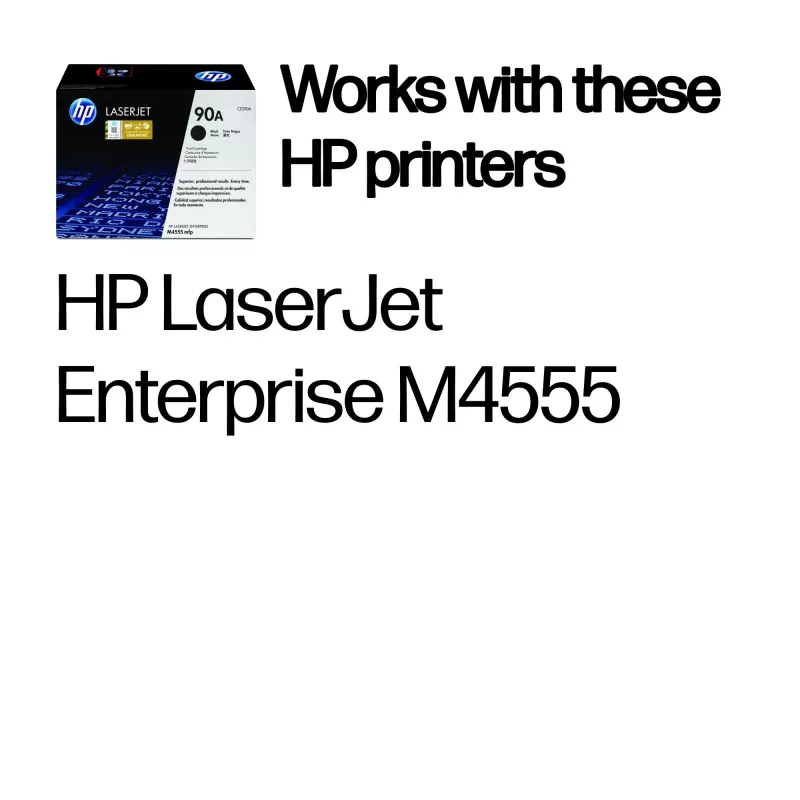 HP 90A originele LaserJet-tonercartridge zwart