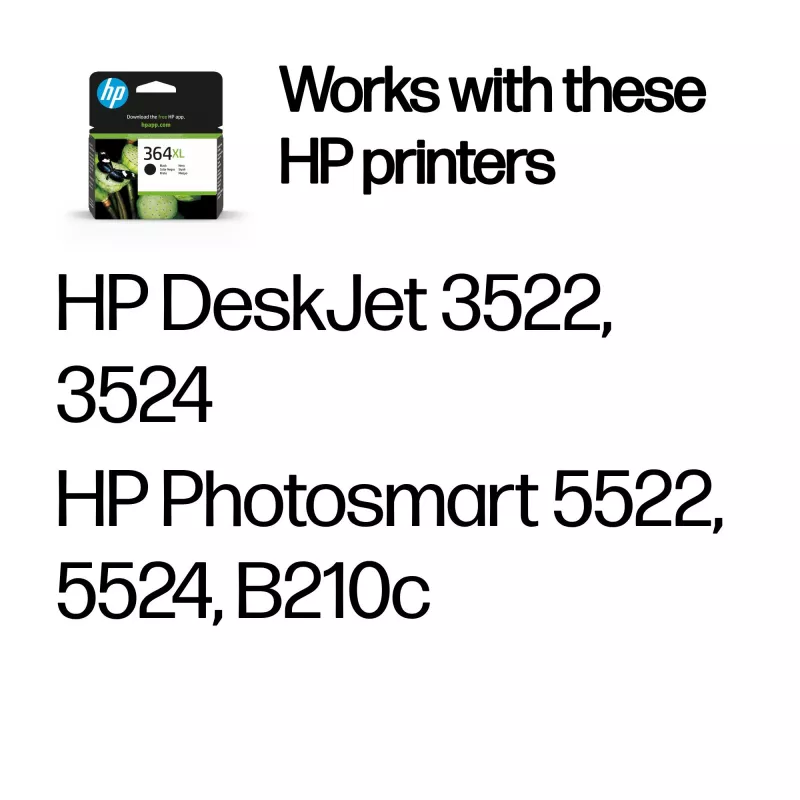 HP 364XL originele inktcartridge zwart, high yield
