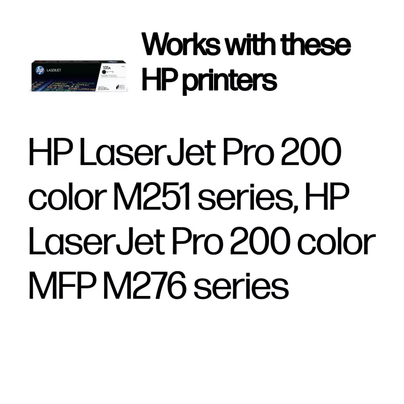 Toner HP Cartridge No.131A zwart CF210A 1500 pagina's