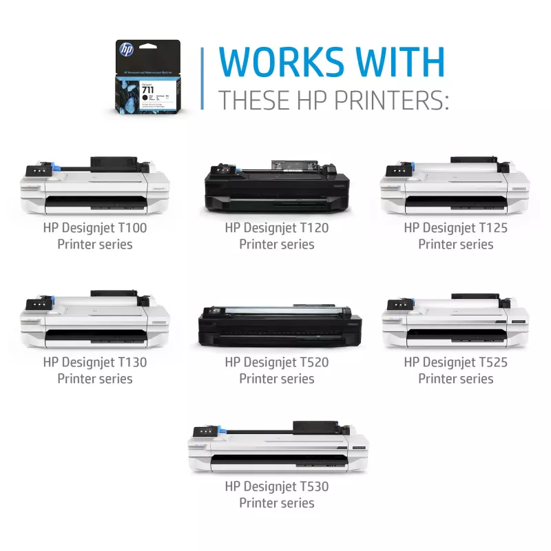 HP 711 29 ml geel DesignJet-inktcartridge