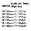 HP 970XL originele zwarte inktcartridge high yield, zwart, 1 st., 9200 pagina's