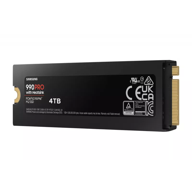 SSD Samsung 990 Pro 4 TB M.2 PCI Express 4.0 NVMe V-NAND TLC