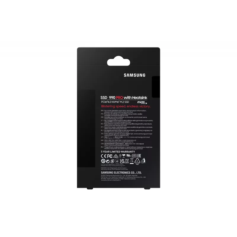 SSD Samsung 990 Pro 4 TB M.2 PCI Express 4.0 NVMe V-NAND TLC