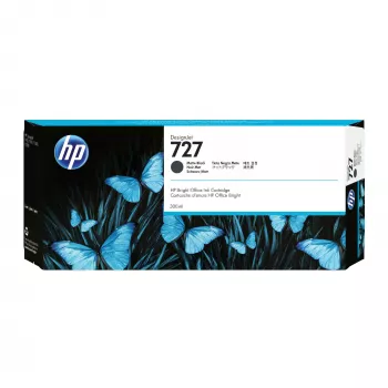 HP 727 300 ml matzwart DesignJet-inktcartridge