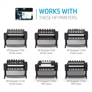 HP 727 300 ml matzwart DesignJet-inktcartridge