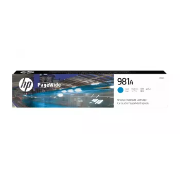 Cartridge HP 981A cyaan 6000 pagina's J3M68A
