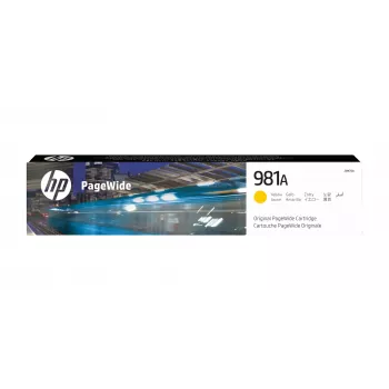 HP 981A gele originele PageWide-cartridge, geel, 1 st., 6000 pagina's