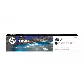 HP 981A zwarte originele PageWide-cartridge, zwart, 1 st., 6000 pagina's