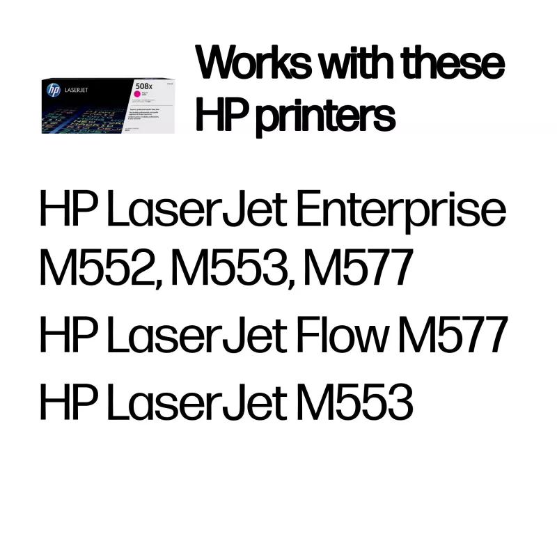 HP 508X High Yield magenta originele LaserJet-tonercartridge