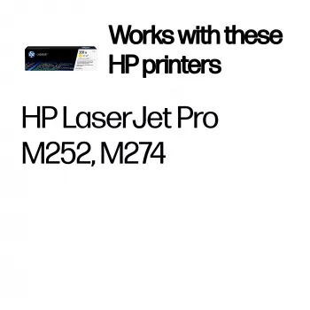 Tonercartridge HP CF402A 201A 1400 pagina's geel
