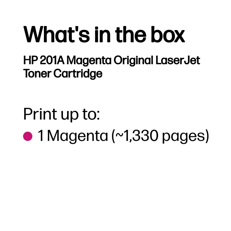 HP 201A magenta originele LaserJet-tonercartridge