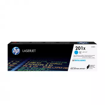 HP 201X High Yield cyaan originele LaserJet-tonercartridge, 2300 pagina's, cyaan, 1 stuk