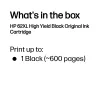 HP 62XL originele inktcartridge met hoge capaciteit, zwart, 1 st., 600 pagina's