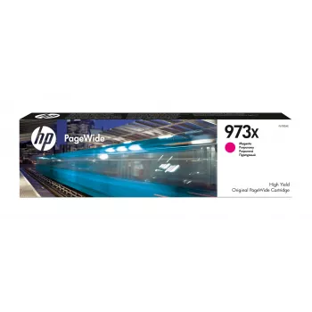 HP 973X Magenta Originele PageWide-printercartridge met hoge capaciteit, Magenta, 1 st., 7000 pagina's