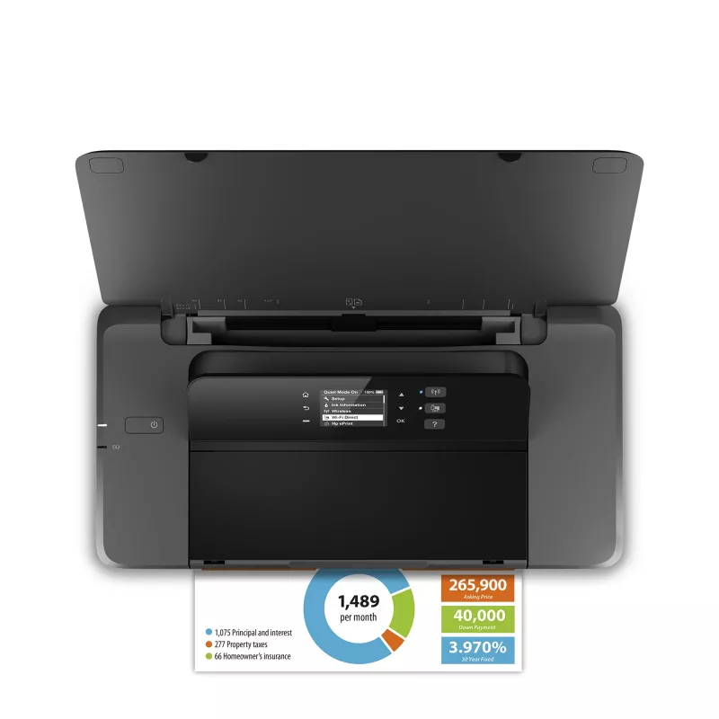 HP Officejet 200 Mobiele draadloze kleurenprinter
