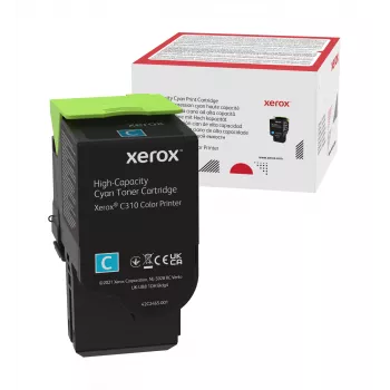 Xerox Genuine® C310 kleurenprinter/C315 kleuren-multifunctionele printer Cyaan tonercartridge met hoge capaciteit (5500 pagina's) - 006R04365