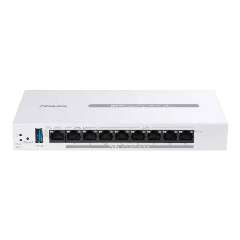 ASUS ExpertWiFi EBG19P bekabelde router Gigabit Ethernet wit