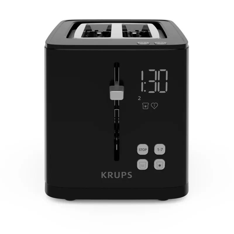 Broodrooster Krups Smart'n Light KH6418 2 sneetjes 850 W zwart