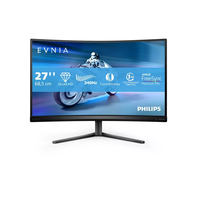 Philips 27M2C5500W/00 computermonitor 68,6 cm (27 inch) 2560 x 1440 pixel Quad HD LCD grijs