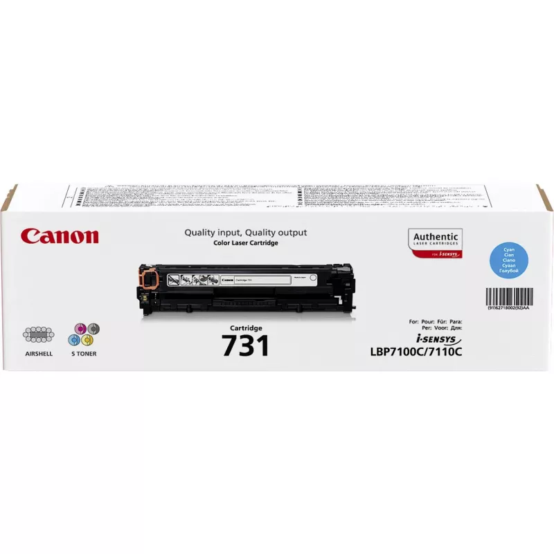 Canon 731 tonercartridge 1 stuk origineel cyaan