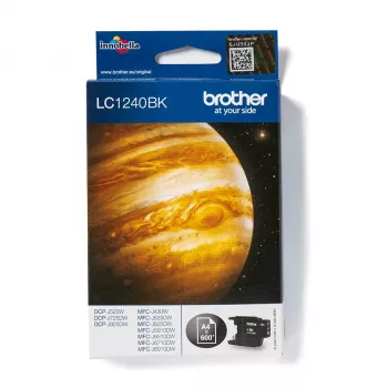 Brother LC1240BK inktcartridge 1 st. origineel zwart