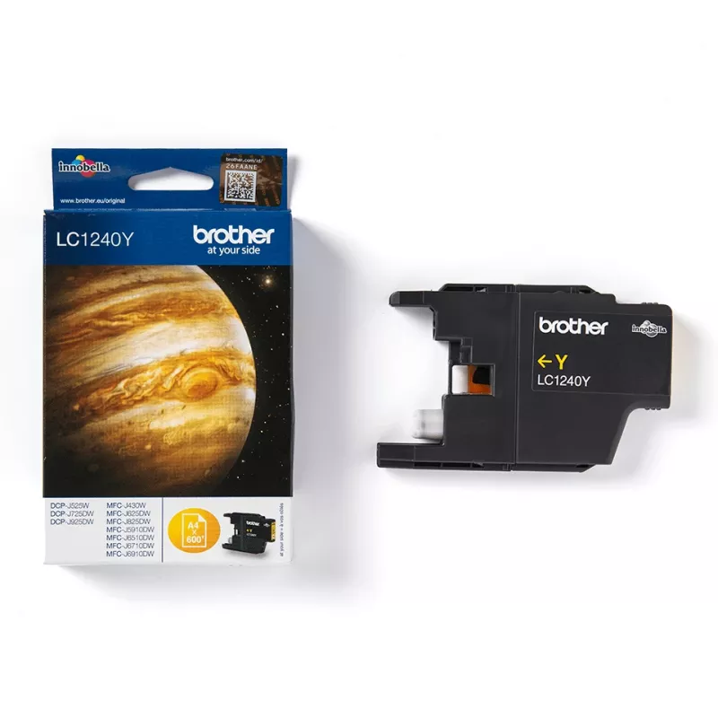 Brother LC-1240Y inktcartridge 1 st. origineel geel