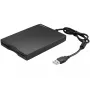Sandberg USB-diskettestation, externe diskettestation, USB 2.0, 360 tpm, 102 mm, 140 mm, 17 mm
