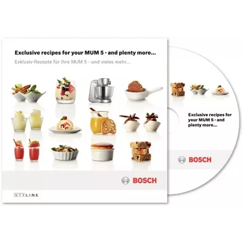Bosch Styline keukenmachine 900 W 3,9 L RVS, wit