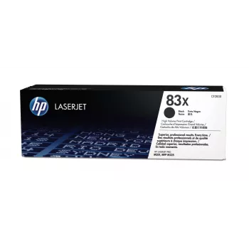 HP 83X zwart originele LaserJet-tonercartridge met hoge capaciteit, 2200 pagina's, zwart, 1 st.