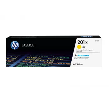 HP 201X High Yield geel originele LaserJet tonercartridge, 2300 pagina's, geel, 1 stuk