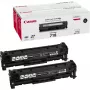 Canon CRG-718 Bk VP tonercartridge 2 stuks origineel zwart