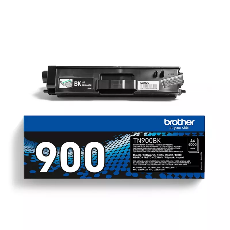 Toner Brother toner zwart TN-900BK 10000 pagina's zwart
