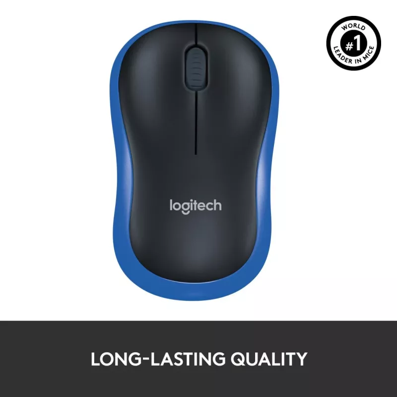 Logitech draadloze muis blauw 910-002239