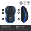 Logitech draadloze muis blauw 910-002239