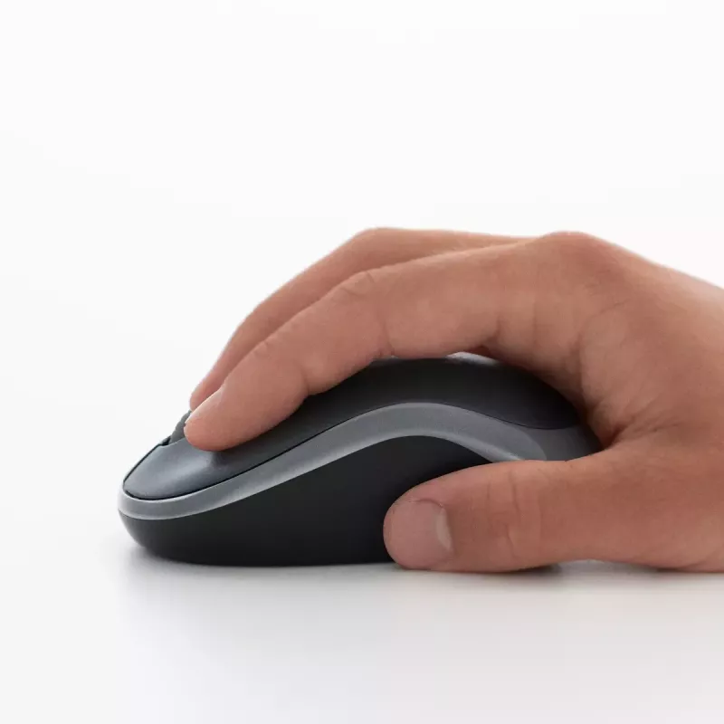 Muis Logitech M185 draadloos rood